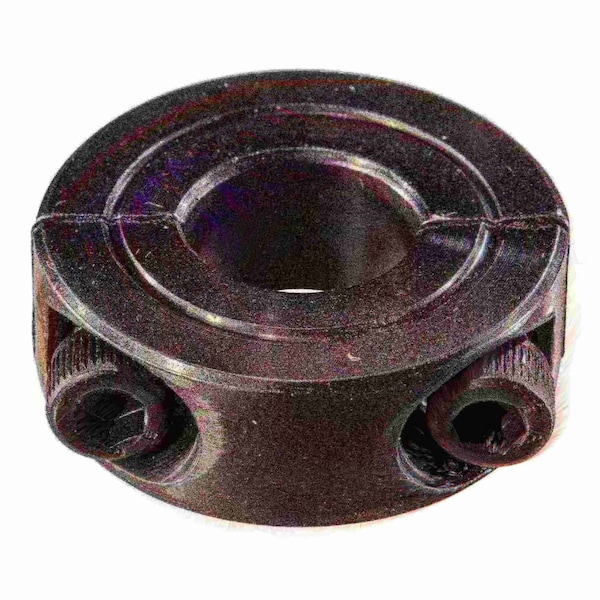 Midwest Fastener 1/2" Black Oxide Steel Double Split Shaft Collar 2PK 933507 Zoro